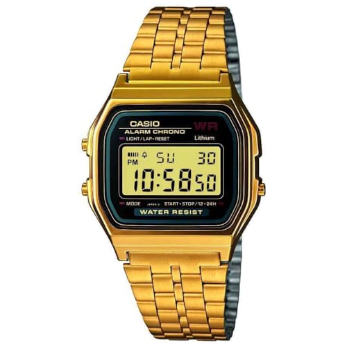 Casio Orologio Digitale Uomo Con Cinturino In Acciaio Inox A159Wgea-1Ef