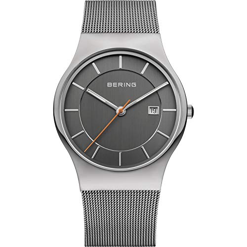 Bering Uomo Analogico Quarzo Classic Orologio Con Cinturino In Acciaio Inossidabile Cinturino E Vetro Zaffiro