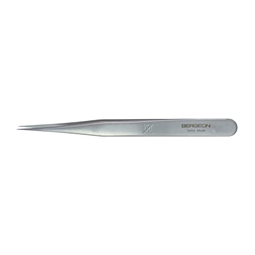 Bergeon Pinza Per Grano 7024-3, Lunghezza 110 Mm, Antimagnetica, Per Lavori Di Precisione