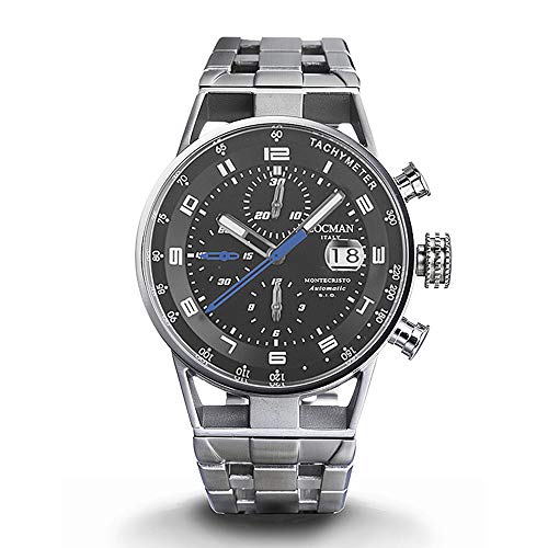 Orologio Multifunzione Uomo Locman Montecristo Casual Cod. 0516A01S-00Bkblb0