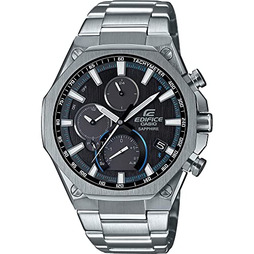Casio Orologio Cronografo Al Quarzo Uomo Con Cinturino In Acciaio Inossidabile Eqb-1100D-1Aer