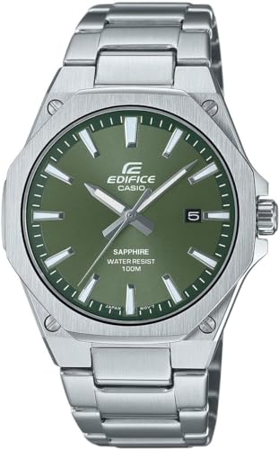 Casio Orologio Analogico Al Quarzo Uomo Con Cinturino In Acciaio Inossidabile Efr-S108D-3Avuef