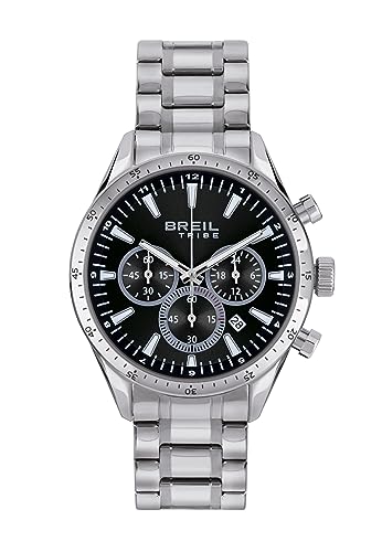 Breil, Collezione Jato, Orologio Uomo, Cronografo In Acciaio Lucido E Satinato, Movimento Al Quarzo, Quadrante Nero, Chiusura Déployante Regolabile 15