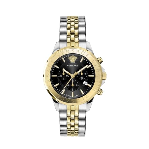 Versace Vev602223 Chrono Signature Heren Horloge 44 Mm