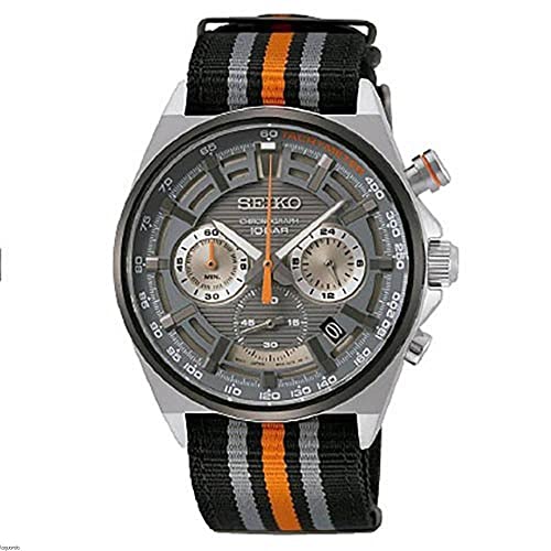 Seiko Orologio Analogico Quarzo Uomo Con Cinturino In Nylon Ssb403P1