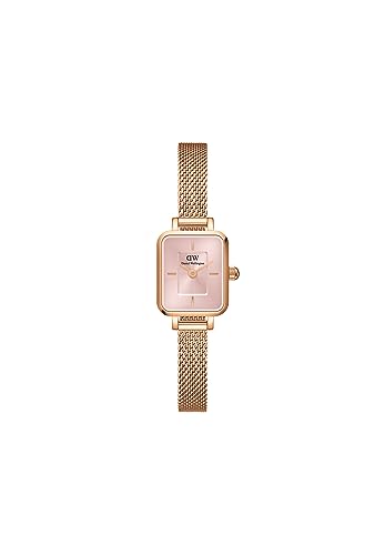 Daniel Wellington Quadro Orologi 15.4X18.2Mm Double Plated Stainless Steel (316L) Rose Gold