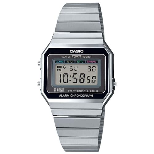 Casio Orologio Digitale Donna Con Cinturino In Acciaio Inox A700We-1Aef