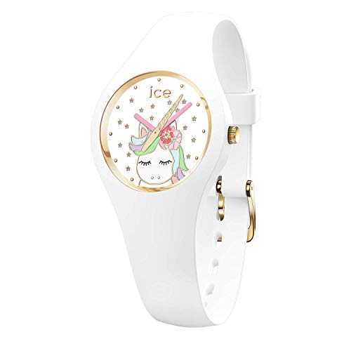 Ice-Watch - Ice Fantasia Unicorn White - Orologio Bianco Da Bambine Con Cinturino In Silicone - 018421 (Extra Small)