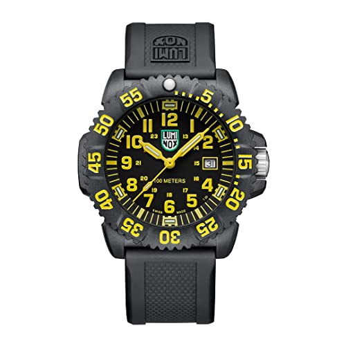 Luminox G Collection Sea Lion X2.2055 Orologio Da Uomo 44Mm - Orologio Militare Con Funzione Data Nera Resistente All'Acqua 100M, Nero
