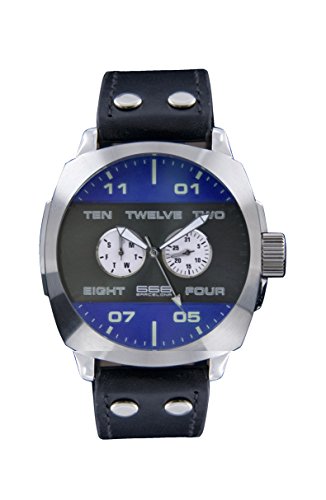 666Barcelona Orologio Analogico Quarzo Uomo Con Cinturino In Pelle 666-253