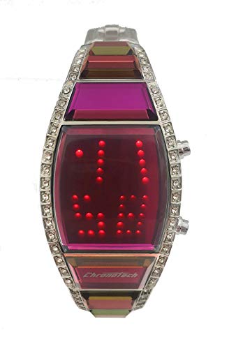 Chronotech Orologio Digitale Donna Con Cinturino In Acciaio Inox Ct7122Ls-05M