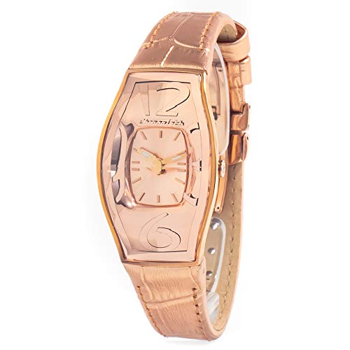 Chronotech Orologio Analogico Quarzo Donna Con Cinturino In Pelle Ct7932L-68