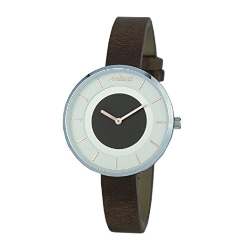 Arabians Orologio Analogico Quarzo Donna Con Cinturino In Pelle Dba2257M