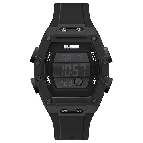 Guess Orologio Digitale Quarzo Da Uomo Con Cinturino In Silicone Gw0340G4