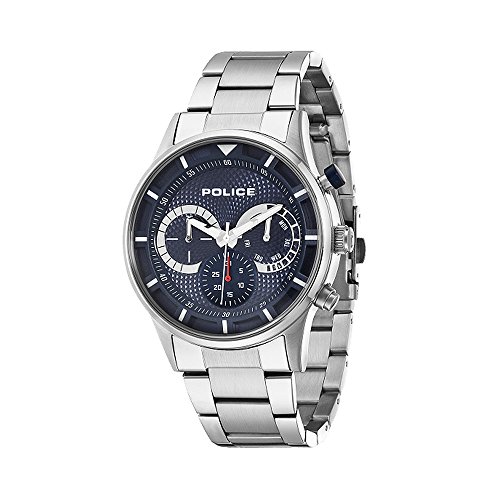 Police Orologio Multi-Quadrante Quarzo Uomo Con Cinturino In Acciaio Inox Pl14383Js.03M