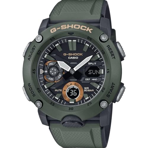 Casio Orologio Analogico-Digitale Quarzo Uomo Con Cinturino In Resina Ga-2000-3Aer