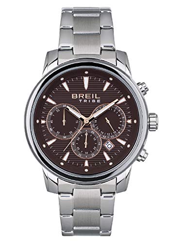 Breil - Orologio Per Uomo Rotondo Con Quadrante Mono-Colore E Cassa In Acciaio Collezione Caliber