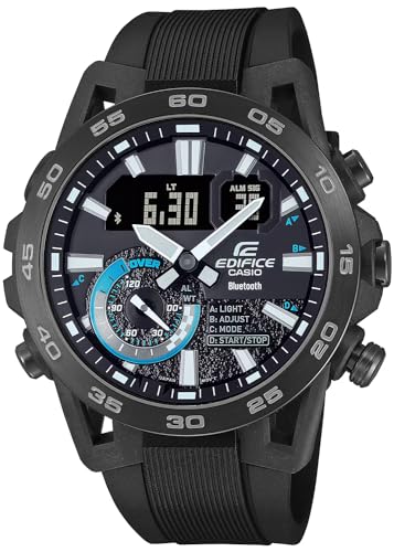 Casio Orologio Analogico Al Quarzo Uomo Con Cinturino In Acciaio Inossidabile Ecb-40Pb-1Aef