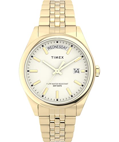 Timex Orologio Analogico Al Quarzo Donne Con Cinturino In Acciaio Inossidabile Tw2V68300