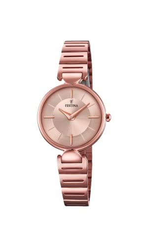 Festina Orologio Analogico Quarzo Da Donna Con Cinturino In Acciaio Inox F20322/1