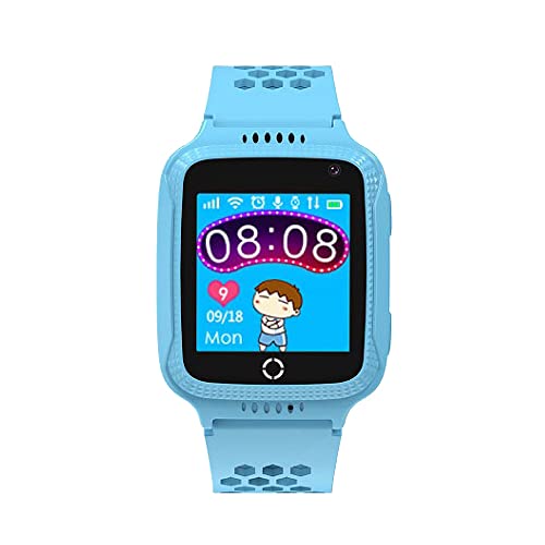 Celly Kidswatch - Orologio Per Telefono Impermeabile Per Bambini - 4G, Chiamate, Messaggi, Modalità Scuola, Funzione Soss, Gps, Fotocamera E Contapass