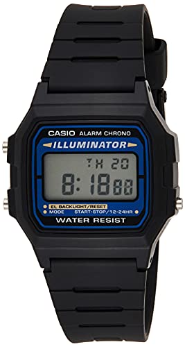 Casio Orologio Digitale Al Quarzo Uomo Con Cinturino In Resina F-105W-1Awyef