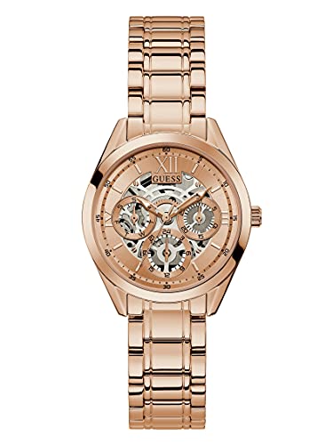 Guess Orologio Da Donna Clear Cut Gw0253L3, Bracciale