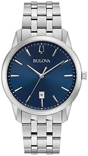Bulova Orologio Analogico Quarzo Uomo Con Cinturino In Acciaio Inox 96B338