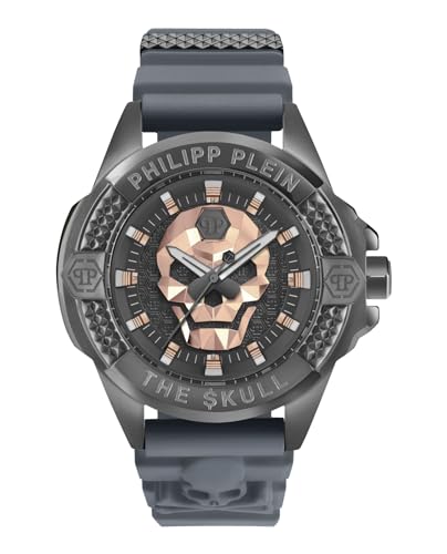 Philipp Plein Orologio Da Uomo Di Lusso Con Cinturino Grigio Con Cassa Grigia E Quadrante Grigio, Grigio, Os, Philipp Plein | Il $Kull