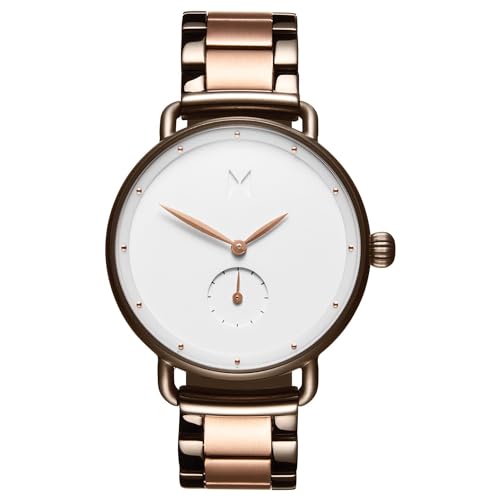 Mvmt Orologio Analogico Al Quarzo Da Donna Con Cinturino In Acciaio Inossidabile Color Oro Rosa - D-Fr01-Tirgw