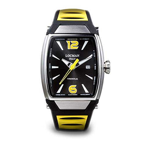 Orologio Uomo Tremila Giallo In Acciaio E Titanio Locman