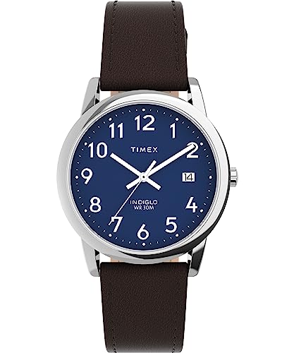 Timex Orologio Analogico Al Quarzo Uomo Con Cinturino In Pelle Tw2V752009J