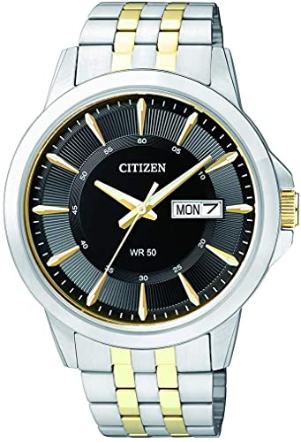 Citizen Orologio Analogo Al Quarzo Uomo Con Cinturino In Acciaio Inossidabile Bf2018-52Ee