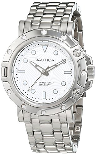Nautica Orologio Analogico Al Quarzo Donna Con Cinturino In Acciaio Inox Nad15524L