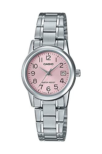 Casio Women'S Ltpv002D-4B Silver Stainless-Steel Japanese Quartz Fashion Watch