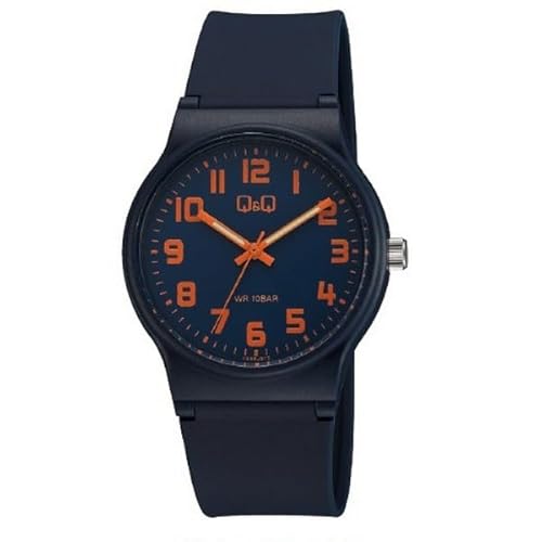Q&Q Cinturino In Gomma Blu Vs50J012Y, Blu Scuro, Cinturino