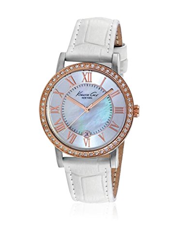 Kenneth Cole Orologio Analogico Al Quarzo Donna Con Cinturino In Pelle Ikc2836_Bronce