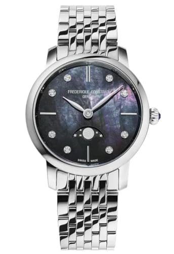 Frederique Constant Analogico Modello Watch Fc Slimline Ladies Moonphase 30 Mm. Marca Freederique Constant Fc-206Mpbd1S6B
