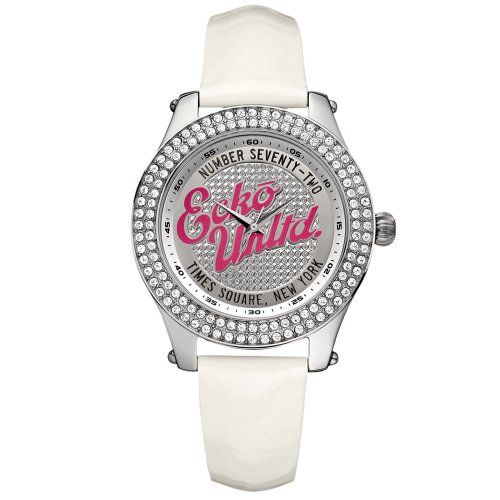 Marc Ecko Orologio Analogico Da Donna Con Cinturino In Pelle E10038M2