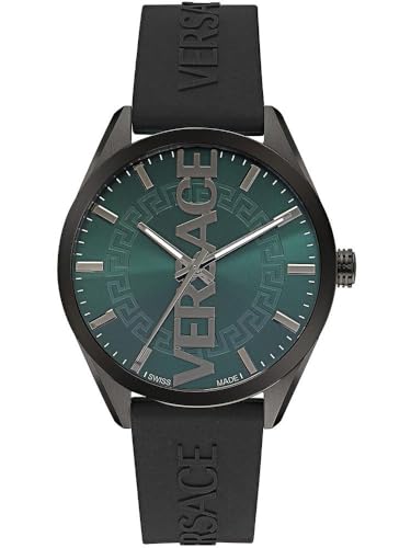 Versace Orologio Analogico Al Quarzo Uomo Con Cinturino In Acciaio Inossidabile Mid-39738