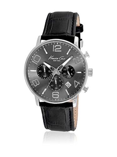 Kenneth Cole Ikc8007 – Orologio Con Cinturino In Poliuretano Per Uomo, Colore: Grigio