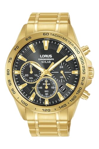 Lorus Sport Man Orologio Uomo Analogico Solare Con Cinturino In Acciaio Inox Rz508Ax9