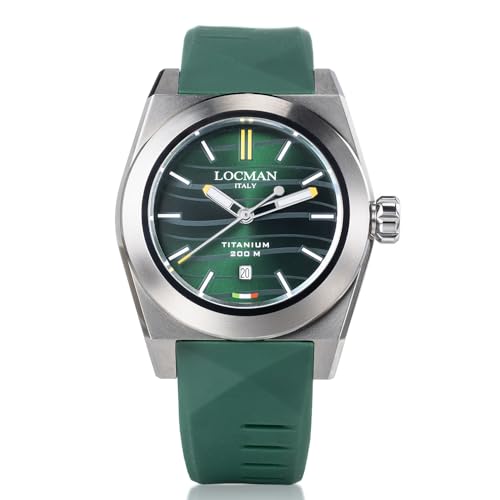 Locman Orologio Uomo Nuovo Stealth Titanio Verde