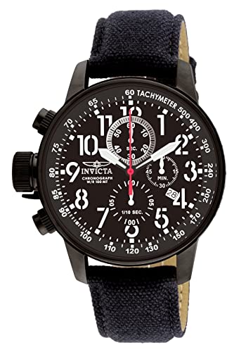 Invicta I-Force - Orologio Da Uomo In Acciaio Inossidabile Con Movimento Al Quarzo - 46 Mm, Nero/Nero