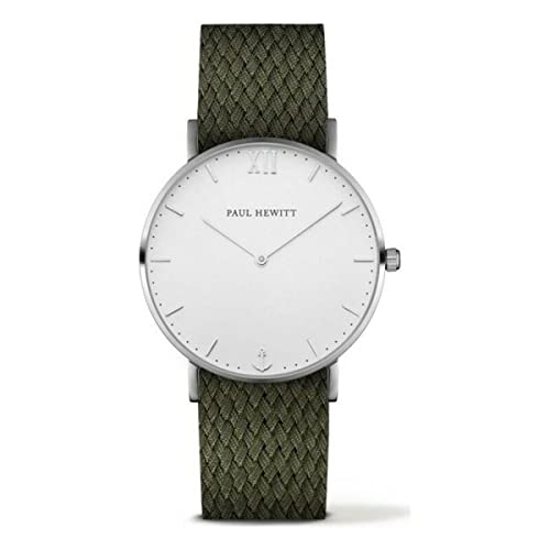 Paul Hewitt Orologio Analogueico Quarzo Unisex Adulto Con Cinturino In Nylon Ph-Sa-S-St-W-20S