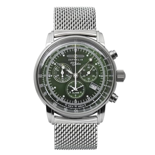 Zeppelin Orologio Analogueico Uomo Con Cinturino In Acciaio Inox 8680M-4