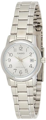 Casio Collection, Orologio Elegante Donna, Bianco (White), Misura Unica