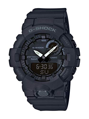 Casio G-Shock Orologio, Steptracker/Pedometro, Sensore Di Movimento, 20 Bar, Nero, Analogico - Digitale, Uomo, Gba-800-1Aer