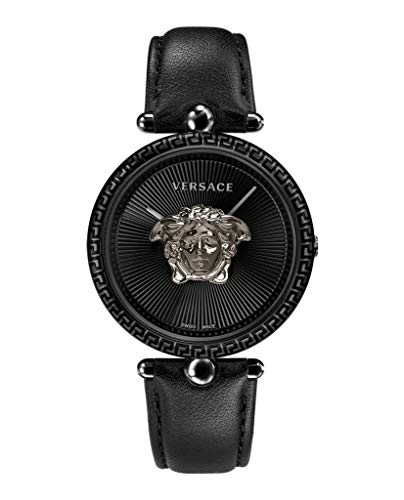 Versace Orologio Analogico Quarzo Svizzero Da Donna Con Cinturino In Pelle Vco050017