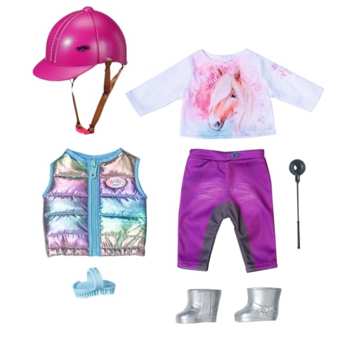 Zapf Creation Baby Born Horse Riding Outfit 43Cm Ensemble D'Habits De Poupée